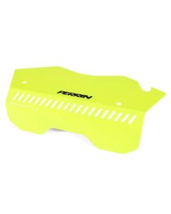 Neon Yellow Perrin Pulley Cover for 2022+ Subaru WRX