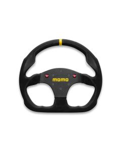MOMO MOD.30 Black Suede with Buttons Steering Wheel- MOMO-R1960/32SHB