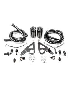 Radium Engineering Fluid Lock Dual Catch Can Kit Subaru BRZ | Toyota GR86 2022+- RADI-20-0913-FL