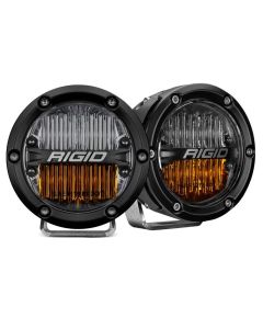 Rigid Industries 360-Series 4 Sae Dual Fog Lights Yellow-White Pair- RIGI-36122