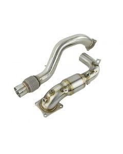 Skunk2 76mm Alpha Series Downpipe with Catalytic Converter Honda Civic Type R 2018-2020-2021- SKUN-412-05-6066