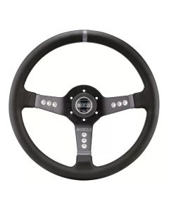 Sparco Piuma L777 Black Leather Steering Wheel- SPAR-015L800PL