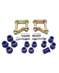 SuperPro Suspension Greasable Shackle and Bushing Kit Navara 2005-2014- SUPE-KIT141SK