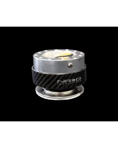 NRG Quick Release Gen 1.0 Silver & Carbon Fiber