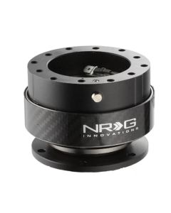 NRG Quick Release Gen 2.0 Black Body Black Carbon Fiber Ring- NRG-SRK-200CF