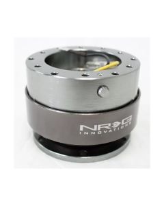 NRG Quick Release Gen 2.0 Gun Metal Body Titanium Chrome Ring- NRG-SRK-200GM