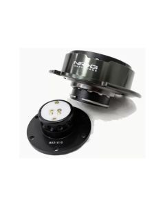 NRG Quick Release Gen 2.5 Black Body Black Chrome Ring- NRG-SRK-250BKC