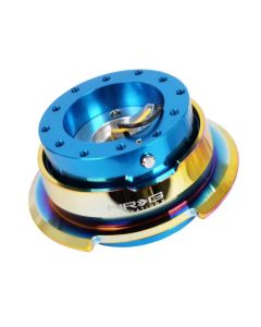 NRG Quick Release Gen 2.8 Blue Body Neo Chrome Ring- NRG-SRK-280BL-MC