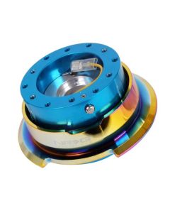 NRG Quick Release Gen 2.8 New Blue Body Neo Chrome Ring- NRG-SRK-280NB-MC