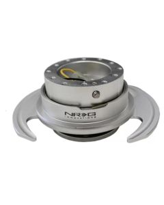 NRG Quick Release Gen 3.0 Silver Body Silver Ring With Handles- NRG-SRK-650SL