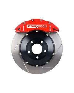 StopTech Big Brake Kit, Black Caliper, Drilled Two-Piece Rotor, Rear Front
