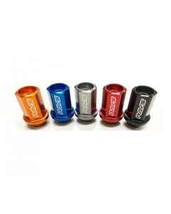 Rays Dura-Nut L42 Straight Type Lug Nut & Lock Set - 12x1.25 Black- RAYS-WDURA4212125B