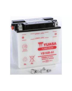 Yuasa  Conventional YB16B-A1 Battery Suzuki VS700GL Intruder 1985-1987- YUAS-YUAM22161