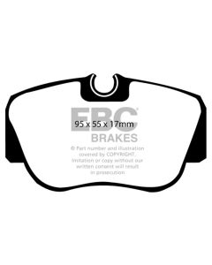 EBC 84-86 Mercedes-Benz 190/190E 2.3 Greenstuff Front Brake Pads - DP2778