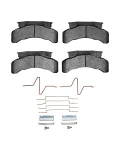 DFC 83-12 Beaver Motorcoach Monterey Rear/Front 4000 HybriDynamic Brake Pads and Hardware Kit - 4000-0224-01