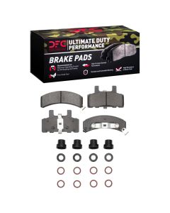 DFC 88-02 Cadillac DeVille Front Ultimate Duty Performance Brake Pads and Hardware Kit - 1400-0369-01