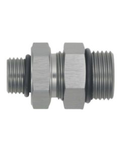 DeatschWerks 6AN ORB Male to 8AN ORB Male Swivel Adapter - Anodized DW Titanium - 6-02-0424