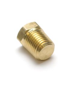 Ridetech Airline Fitting Plug 1/4in NPT - Male Hex Head - 31957004