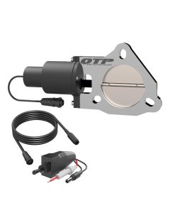 QTP 3in Bolt-On QTEC Electric Cutout Valve for Borla Exhausts - Single - QTEC30B