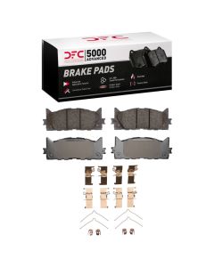 DFC 07-18 Lexus ES350 Front 5000 Advanced Ceramic Brake Pads and Hardware Kit - 1551-1293-01