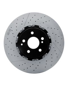 DFC 07-25 Mercedes-Benz E63 AMG Front Drilled and Slotted Hi-Carbon Alloy Geomet Coated Rotor - 930-63164A