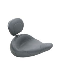 Mustang 83-21 Harley Electra Glide,Rd King Police Std Touring Solo Seat w/Driver Backrest - Black - 79549