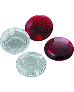 Clear Turn Signal Lenses - Kuryakyn 2266 Replacement