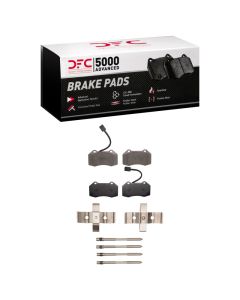 DFC 15-20 Alfa Romeo 4C Front 5000 Advanced Low Metallic Brake Pads and Hardware Kit - 1551-1379-11