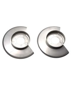 Polished Silver Disc Brake Dust Covers for Jeep CJ