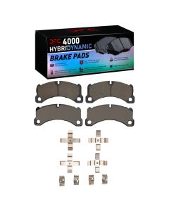 DFC 11-23 Porsche Macan Front 4000 HybriDynamic Brake Pads and Hardware Kit - 4000-1452-01