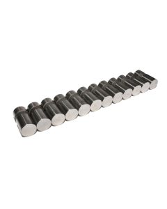 COMP Cams Solid Lifters for Big Block and Small Block Chevy Engines, Steel Construction, Flat Tappet, 1.5" Diameter - 800-12