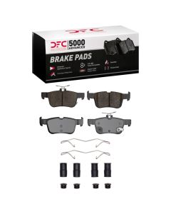 DFC 20-25 Ford Maverick Rear 5000 Advanced Ceramic Brake Pads and Hardware Kit - 1551-1665-11