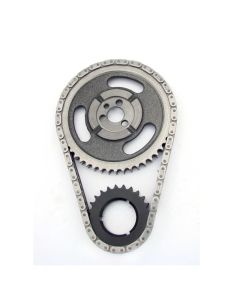 COMP Cams Hi-Tech Roller Timing Set for Small Block Chevy 283-400 1962-1996, Steel Gears, Double Roller Chain, Adjustable - CS-3101CPG
