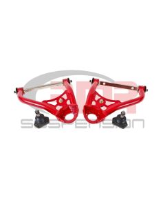 BMR 67-69 1st Gen F-Body Pro-Touring Upper A-Arms w/ Tall Ball Joint (Delrin) - Red - AA027R