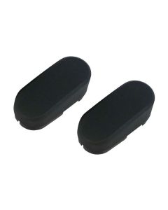 Westin Front & Rear End Cap Kit w/screws and retainer sleeves - Black - 22-6004