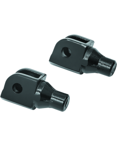 Kuryakyn Gloss Black Front Peg Adapter - 8868