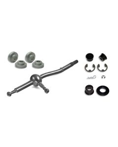 Torque Solution Short Shifter/Base/Shifter Cable/Gate Selector Bushing Combo: Mitsubishi Evo X 08-09 - TS-SS-005F