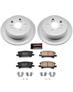 Power Stop 04-06 Lexus RX330 Rear Z17 Evolution Geomet Coated Brake Kit - CRK5333