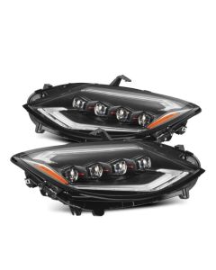 AlphaRex 23-24 Nissan Z NOVA-Series LED Projector Headlights Black w/Activation Light & Seq.Sig - 880493