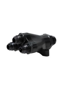 Peterson Fluid Systems Manifold 4-Way 6 AN x 4 AN x 4 AN x 4 AN - 10-1046
