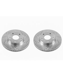 Power Stop 14-16 Mazda 3 Front Evolution Drilled & Slotted Rotors - Pair - JBR1599XPR