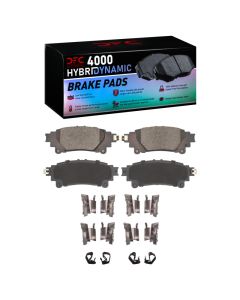 DFC 13-20 Lexus RC300 Rear 4000 HybriDynamic Brake Pads and Hardware Kit - 4000-1391-12