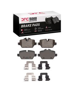 DFC 05-16 BMW 120i (Mexico) Rear 5000 Advanced Low Metallic Brake Pads and Hardware Kit - 1551-1226-01