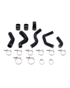 Mishimoto 11-14 Ford F-150 3.5L Ecoboost Hot-Side Intercooler Pipe Kit - Wrinkle Black - MMICP-F150-11HWBK