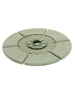 McLeod Disc Sintered Iron LCF 10.5inX1-1/8X10 Spline Solid Hub 8 Riv .330 Thick - 5004-04