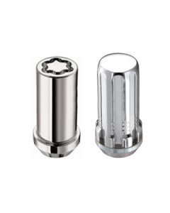 McGard SplineDrive Tuner 6 Lug Install Kit w/Locks & Tool (Cone) M14X1.5 / 22mm Hex - Chrome - 65630