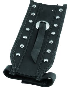 Mustang 18-21 Harley Fat Boy Wide Tripper Solo Seat w/ Driver Backrest - Brown - 83019