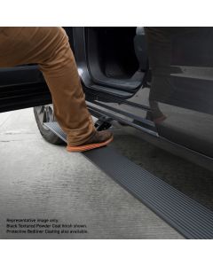 RealTruck 2024 Toyota Tacoma CC 4dr VoltStep Electric Running Board Kit (No Drill) - Bedliner Coat - 20443273T