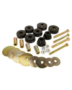Prothane 63-66 Chevy C10 1/2Ton 2wd PU Body Mount - Black- PROT-7-118-BL
