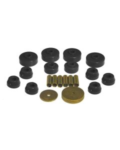 Toyota Truck 4WD Body Mount Kit - Prothane Black